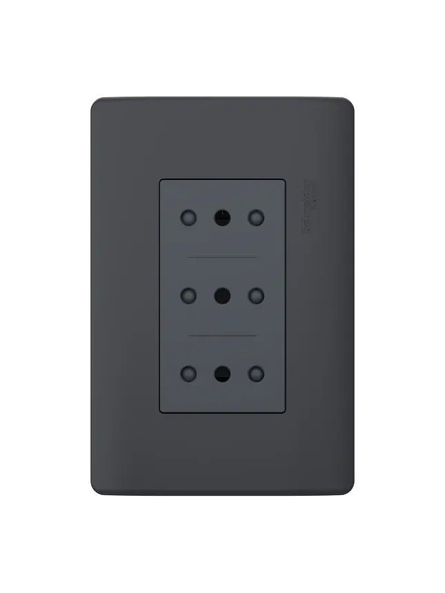 Placa Genesis Armada Triplex 10A 2P+T Black MWD60636 1