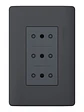 Placa Genesis Armada Triplex 10A 2P+T Black MWD60636 - Miniatura 1