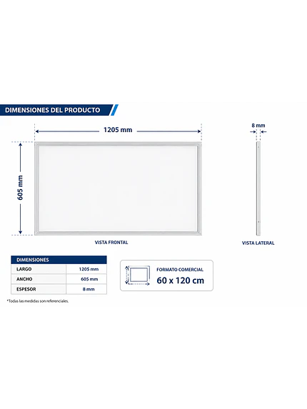 Panel Led Duralux 72W 60x120 3 Temperaturas 2