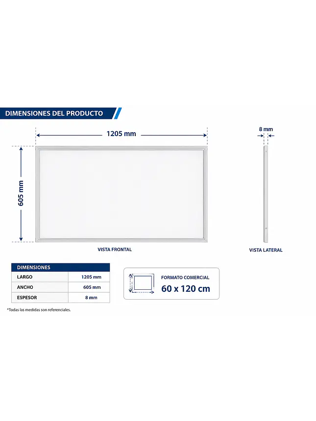 Panel Led Duralux 72W 60x120 3 Temperaturas 2