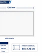 Panel Led Duralux 72W 60x120 3 Temperaturas - Miniatura 2