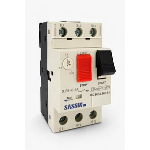 Guardamotor Sassin 0.25-0.4A 3SM18-2-M03