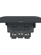 Placa Genesis Doble Toma 10A 2P+T Black Schneider MWD60386 - Miniatura 4