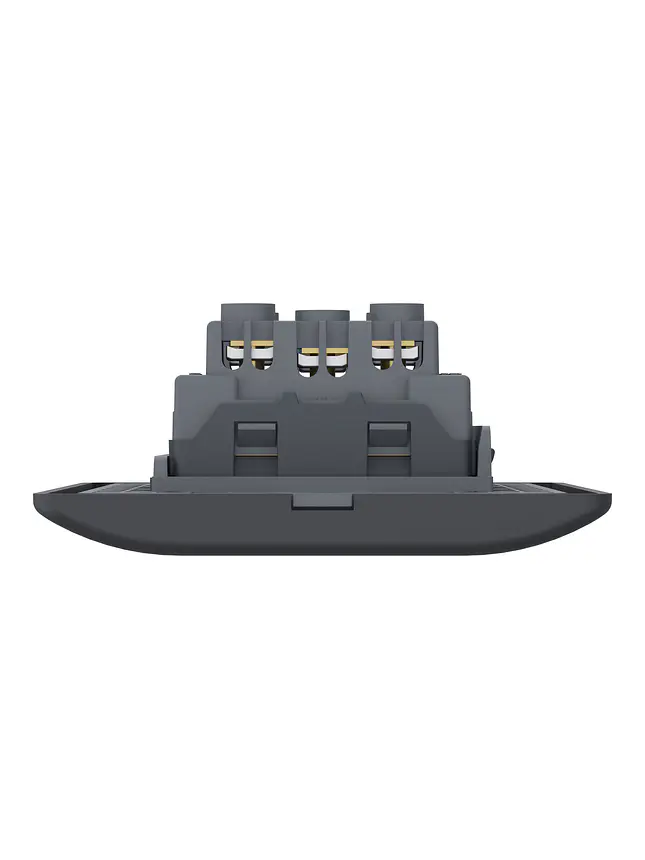 Placa Genesis 10/16A + Toma 10A Black Schneider MWD60946 3