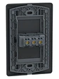 Placa Genesis Toma 10/16A 2P+T Black Schneider MWD60236 - Miniatura 6