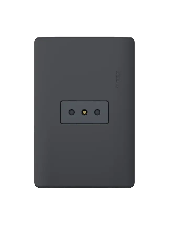 Placa Genesis Toma Simple 10A Black Schneider MWD60296 1