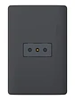 Placa Genesis Toma Simple 10A Black Schneider MWD60296 - Miniatura 1