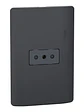 Placa Genesis Toma Simple 10A Black Schneider MWD60296 - Miniatura 2