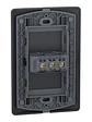 Placa Genesis Toma Simple 10A Black Schneider MWD60296 - Miniatura 4