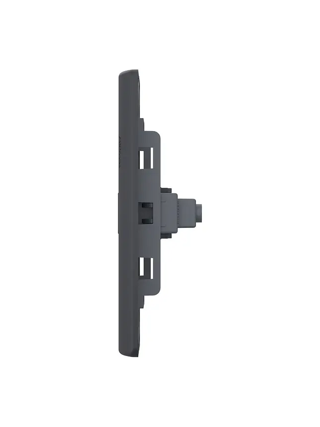 Placa Genesis Toma Simple 10A Black Schneider MWD60296 5