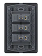 Placa Genesis Triple 16AX Black Schneider MWD62216 - Miniatura 5