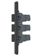 Placa Genesis Triple 16AX Black Schneider MWD62216 - Miniatura 6