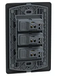 Placa Genesis Triple 16AX Black Schneider MWD62216 - Miniatura 7