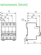 Interruptor Automático 1p 40a C 6ka Schneider EZ9F56140 - Miniatura 3