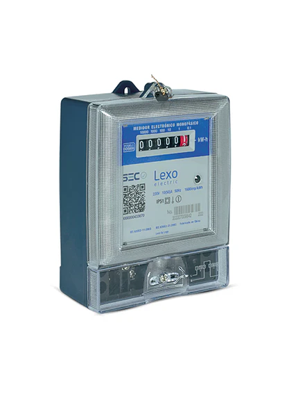 Medidor Electrónico Monofásico 10(50)A 220V DDS608 Lexo 1