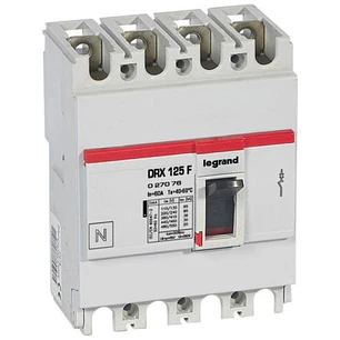 Interruptor Aut Caja Moldeada DRX 125 4P 60A 36KA Legrand