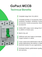 Interruptor Caja Moldeada 3P 100A 15kA GoPact MCCB Schneider - Miniatura 2