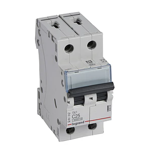 Interruptor Automático Legrand TX3 2P 25A Curva C 6KA