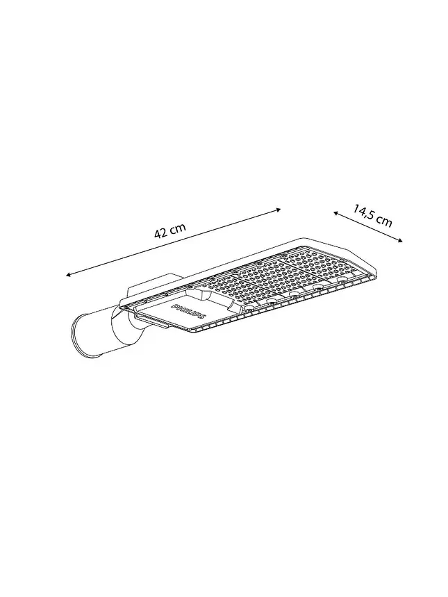 Luminaria Pública LED Philips BRP121 80W 6.500K IP66 3