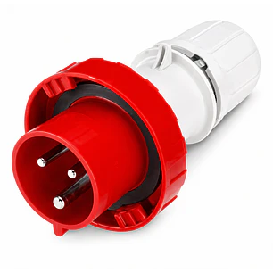 Enchufe Industrial Macho Volante 3p+t 63a 380v Ip67 6h