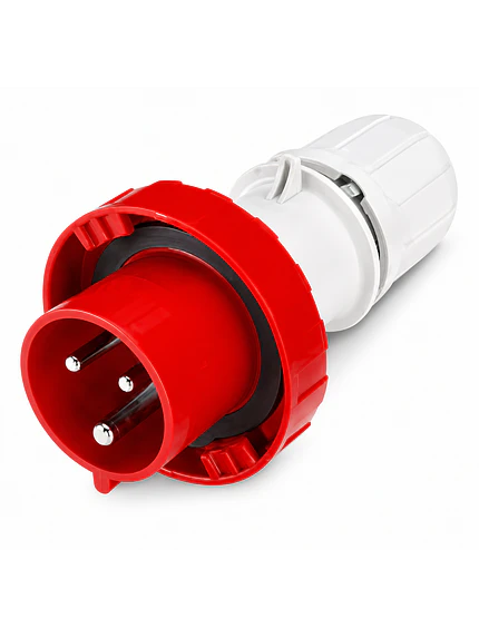 Enchufe Industrial Macho Volante 3p+t 63a 380v Ip67 6h 1