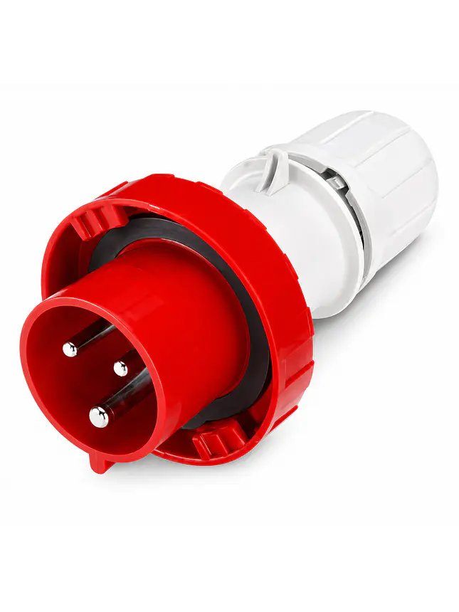 Enchufe Industrial Macho Volante 3p+t 63a 380v Ip67 6h 1