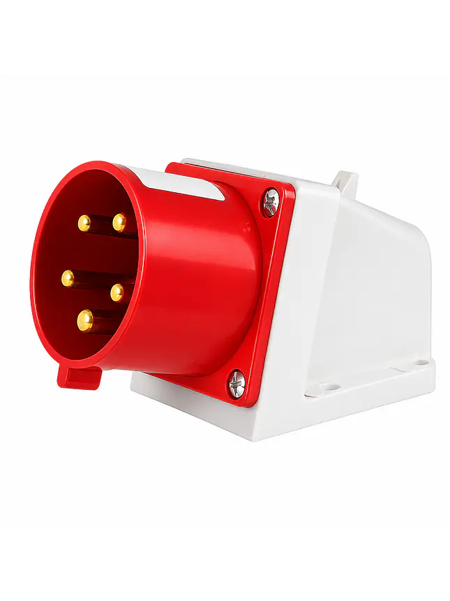 Enchufe Macho Sobrepuesto 32a 3p+n+t 380v Ip44 Lexo 1