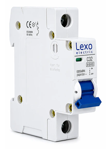 Interruptor Automático 1x32 Curva C 6ka Lexo Ebs6bn 1