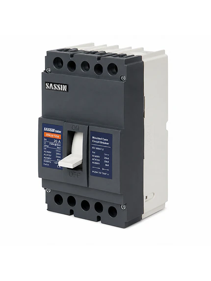 Interruptor Automático Caja Moldeada 3x20a 20ka 3sm29-125b 1