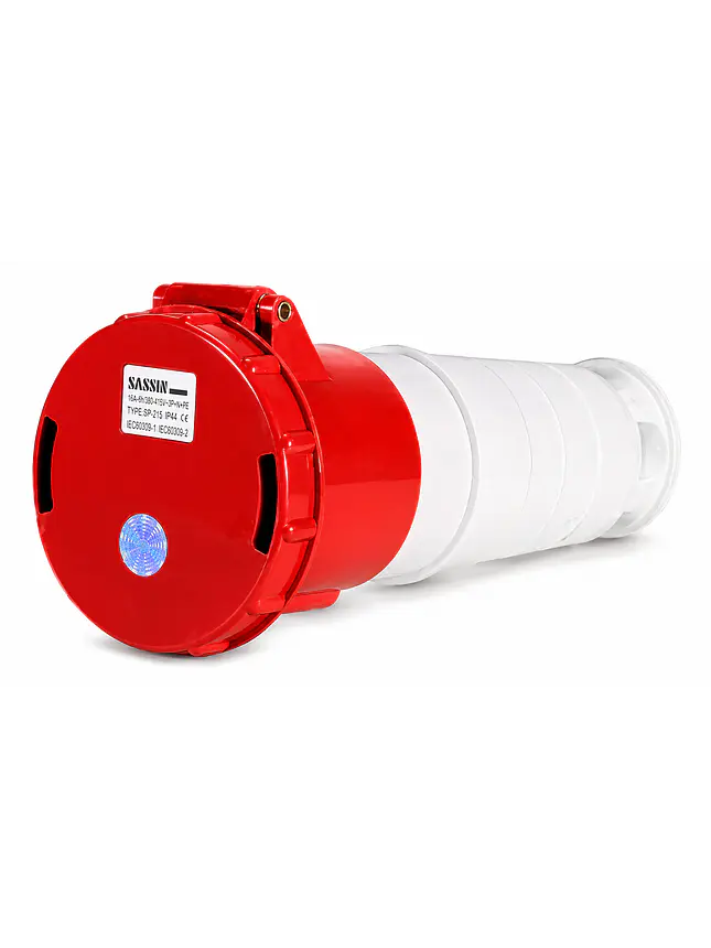 Enchufe Industrial Hembra Volante 63a 3p+t 380v Ip67 6h 1