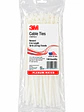 AMARRAS CABLES 3M 203MM X 4,6MM BLANCO 100 UNIDADES - Miniatura 1