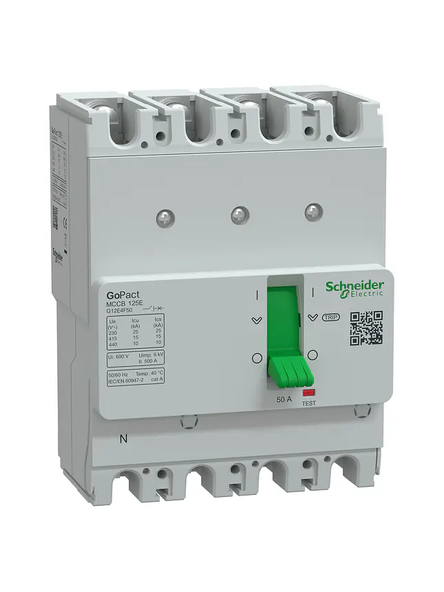 Interruptor Schneider GoPact MCCB 4P 50A 15kA 1