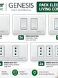PACK ELÉCTRICO LIVING COMEDOR SCHNEIDER GENESIS 9 PLACAS - Miniatura 1