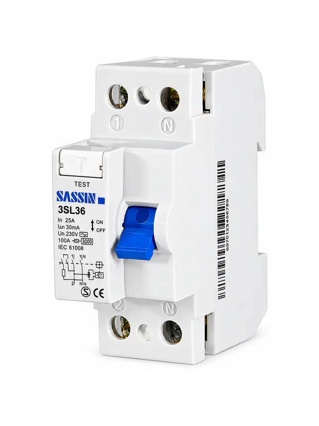 Interruptor Diferencial 2P 25A 30mA Tipo AC 230V 1