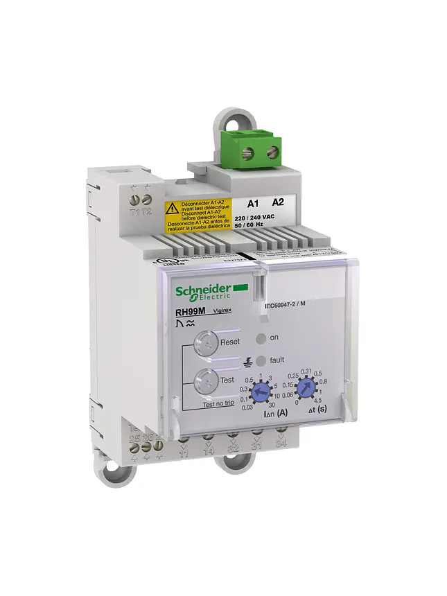 Relé Diferencial Schneider Vigirex RH99M 220-240V 56173 1