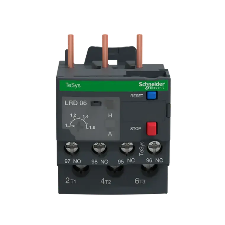 LRD06 - Relé de Sobrecarga Térmica TeSys 1–1.6A Clase 10A Schneider Electric 2