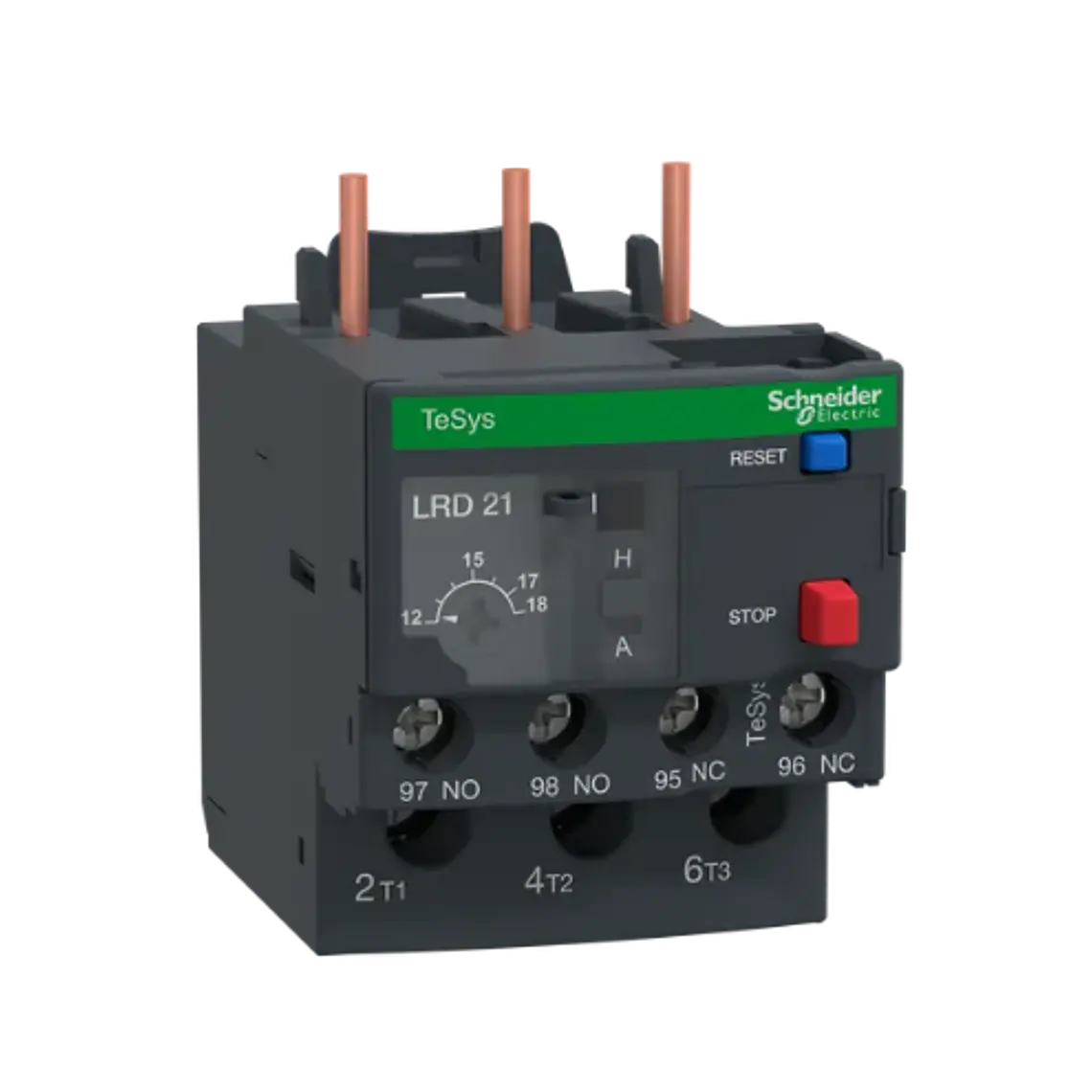 LRD21 - Relé de Sobrecarga Térmica TeSys 12–18A Clase 10A Schneider Electric 1