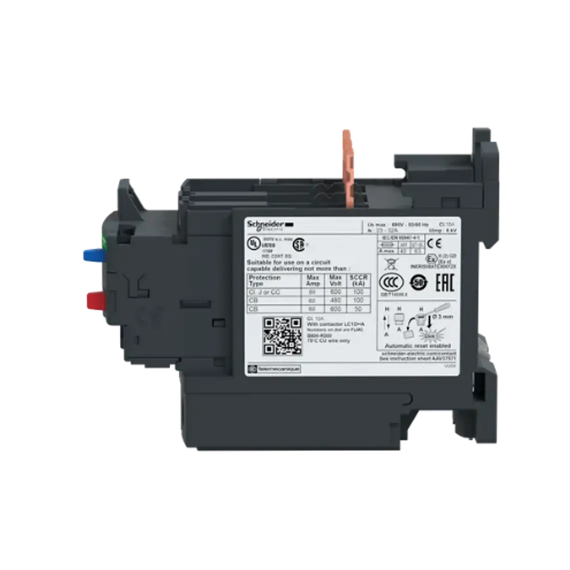 LRD365 - Relé de Sobrecarga Térmica TeSys 48–65A Clase 10A Schneider Electric (EverLink) 4