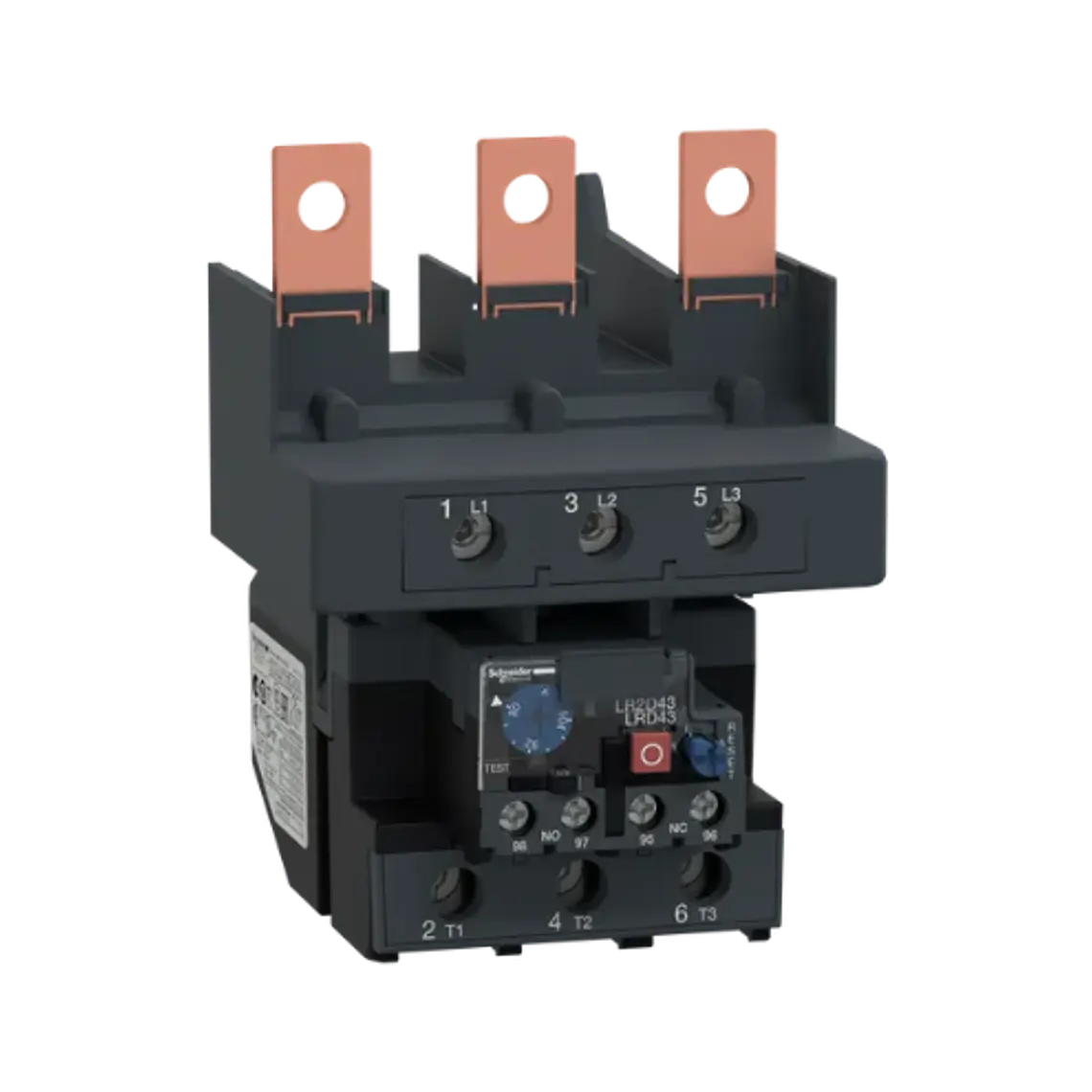 LRD4365 - Relé de Sobrecarga Térmica para Motor TeSys 80-104 A Clase 10A Schneider Electric 1