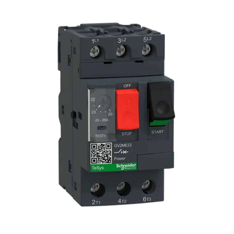 GV2ME22 Guardamotor TeSys 20–25A Schneider Electric 1