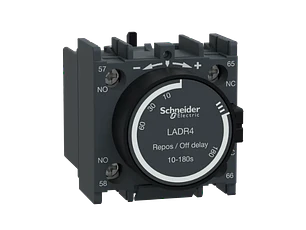 Cabeza Temporizada LADR4 TeSys D – 1NA + 1NC (Retardo a la Desconexión) 10-180S