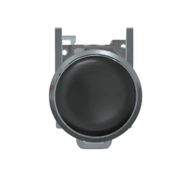 XB4BA21  Pulsador Negro Harmony – Metálico Ø22 mm, Retorno por Resorte 2