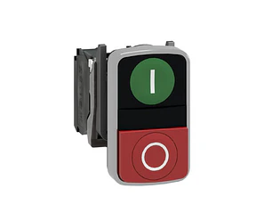 XB4BL73415  Pulsador Doble Harmony – Arranque / Parada, Metálico Ø22 mm