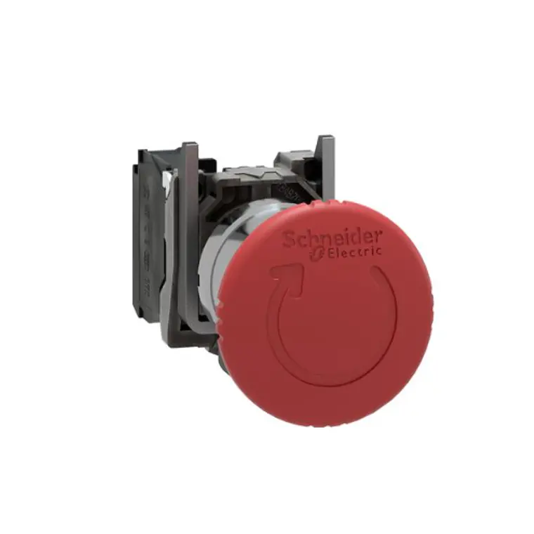 XB4BS8442  Pulsador de parada de emergencia – Harmony XB4 Schneider Electric 1