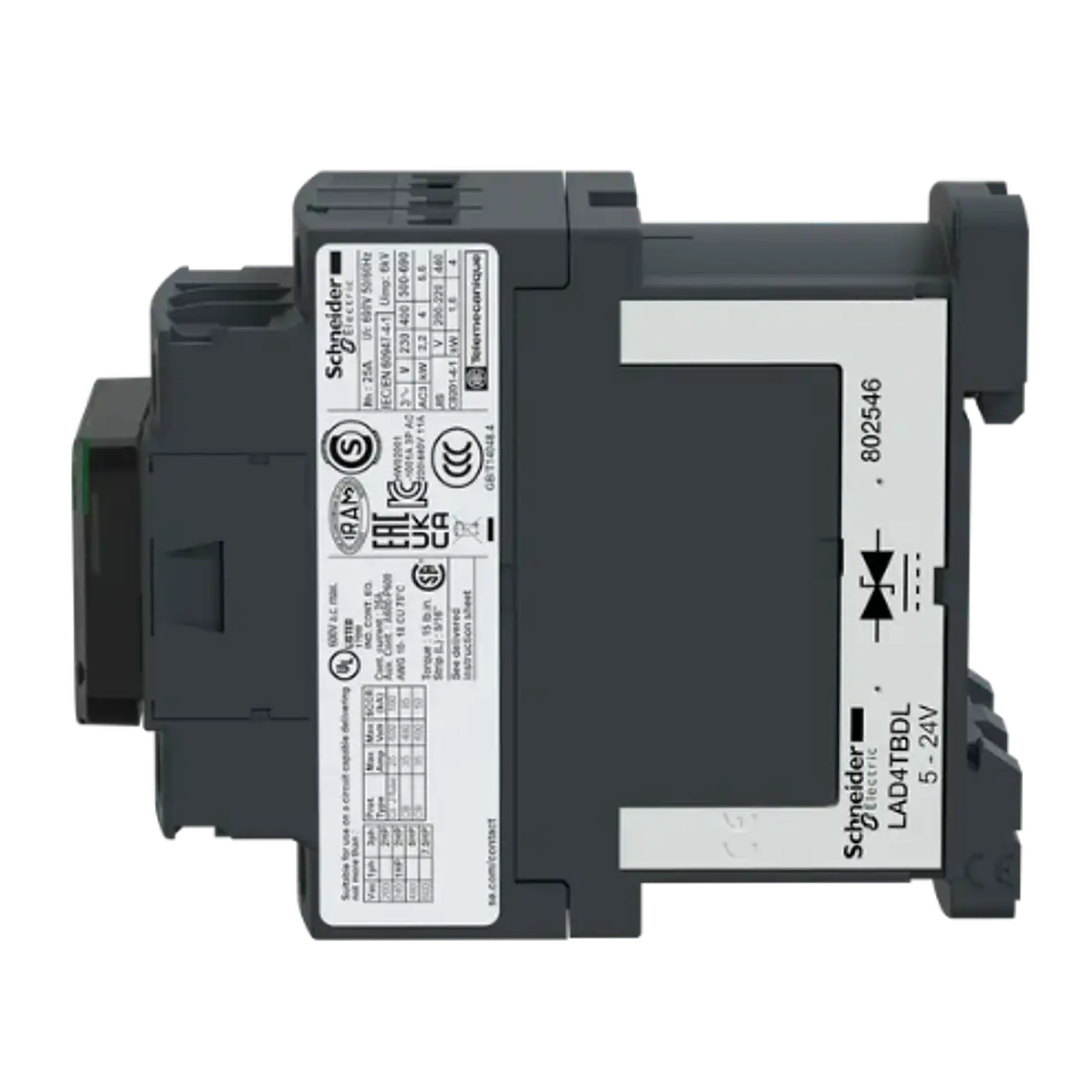 LC1D25FDC Contactor TeSys D – 32A – Bobina 110VDC 4