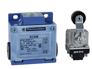 XCKM115  Final de Carrera – Palanca con Rodillo, 1NA + 1NC Telemecanique 