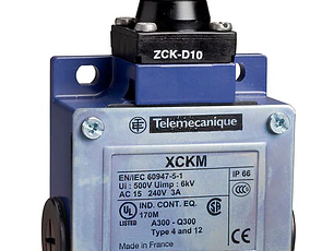 XCKM110Final de Carrera Telemecanique – Émbolo Metálico, 1NA + 1NC