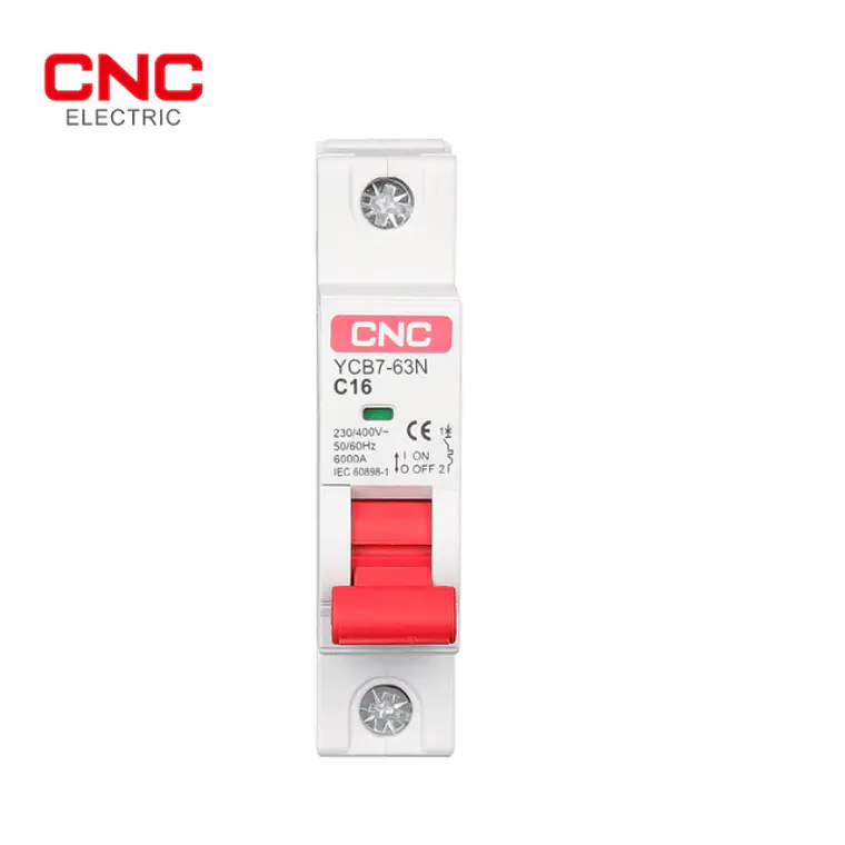 YCB7-63N1PC10 Mini interruptor monopolar 10Amp 6kA 230V 1