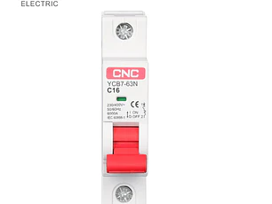 YCB7-63N1PC50 Mini interruptor monopolar 50Amp 6kA 230V