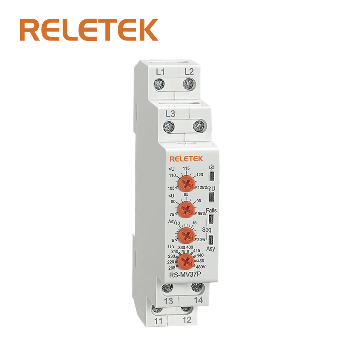 RELE  VIGILANTE DE TENSION TRIFASICO RELETEK RS-MV36P  1